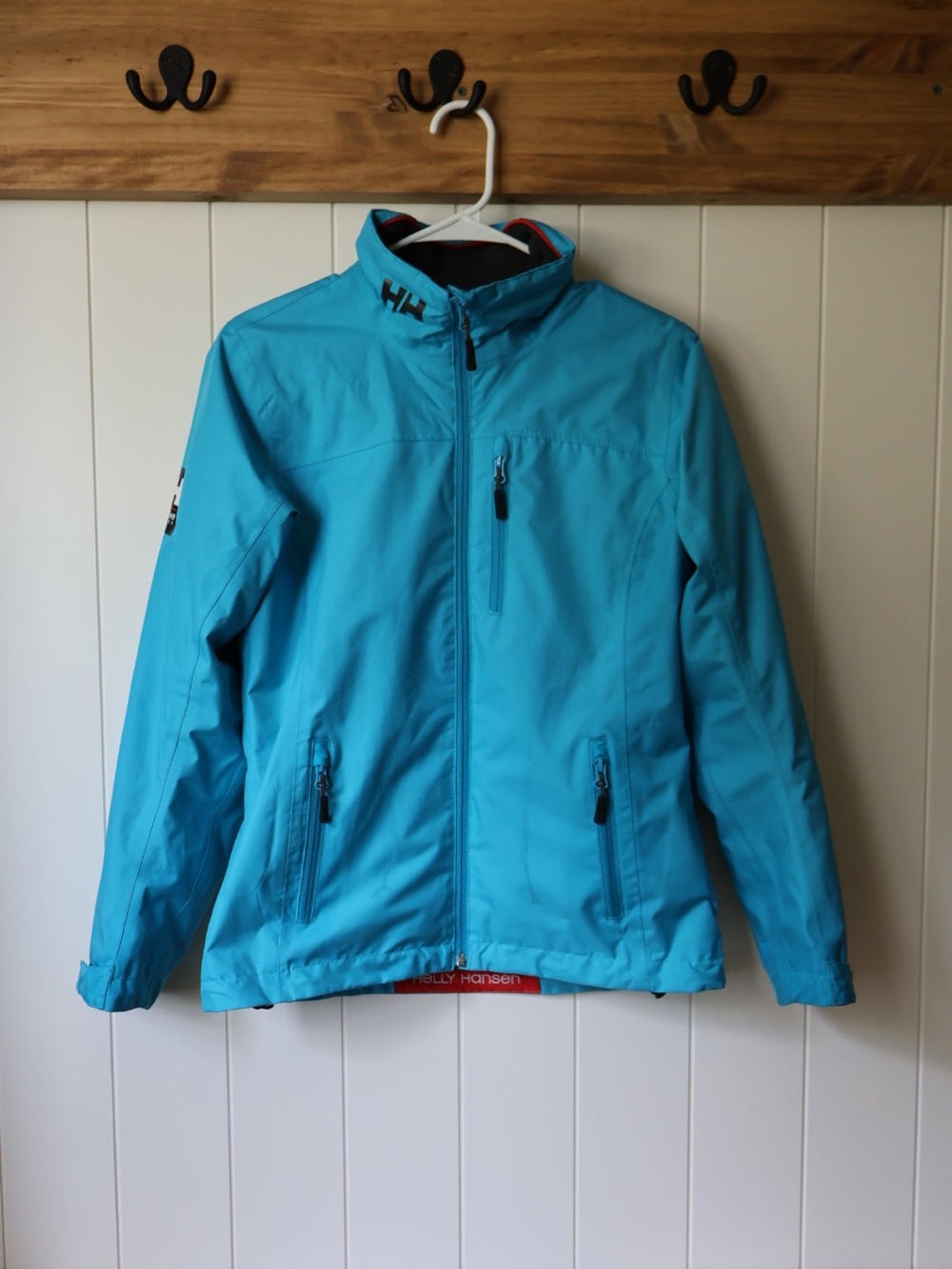 Helly Hansen Women’s Crew Midlayer Fleece Lined Jacket Sz S